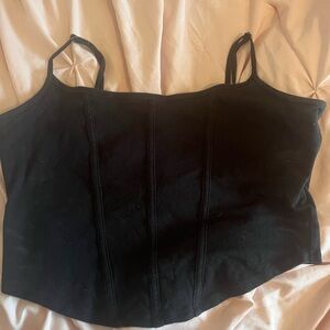 Corset-style tank